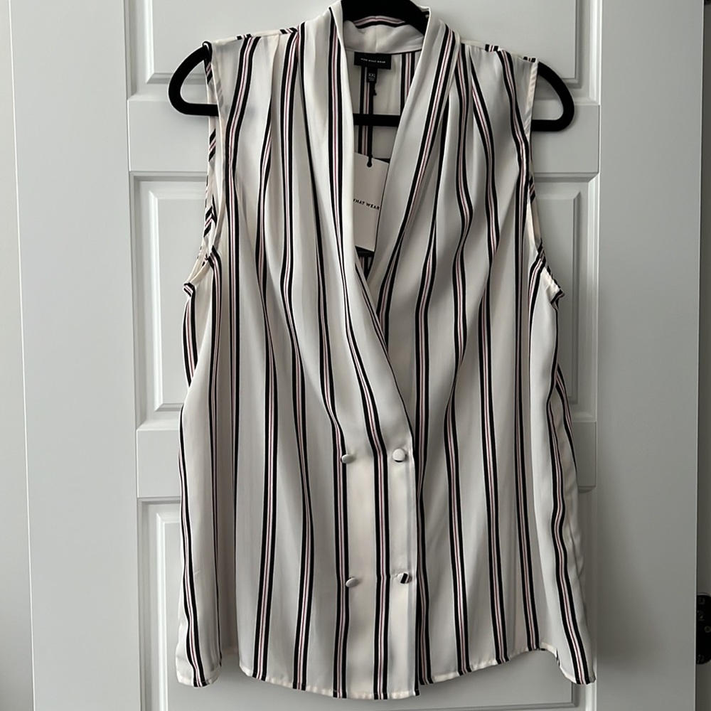 WHO WHAT WEAR BLOUSE